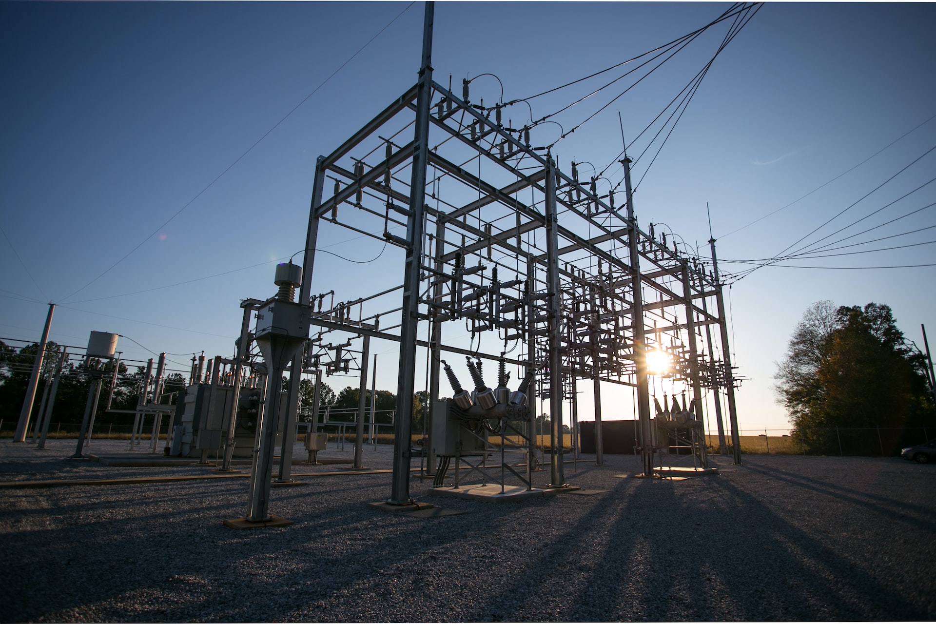 Image of electrical substation equipment